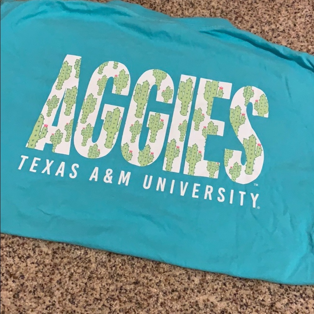 Texas A&M Comfort colors tee